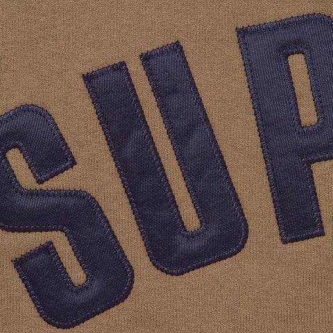 Supreme Arc Thermal Lined Zip Up Hooded Sweatshirt - Dusty Brown