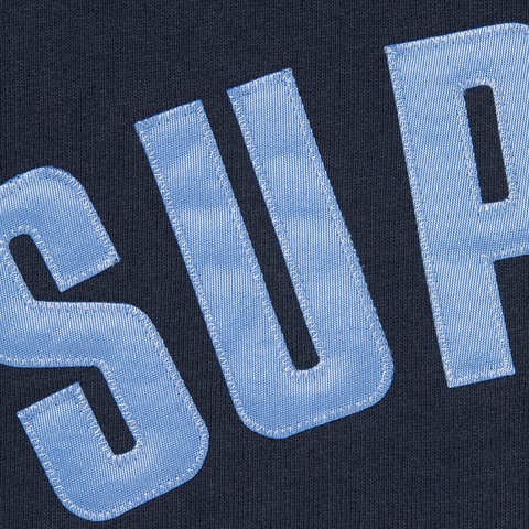 Supreme Arc Thermal Lined Zip Up Hooded Sweatshirt - Navy