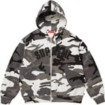 Supreme Arc Thermal Lined Zip Up Hooded Sweatshirt (FW25) - Snow Camo