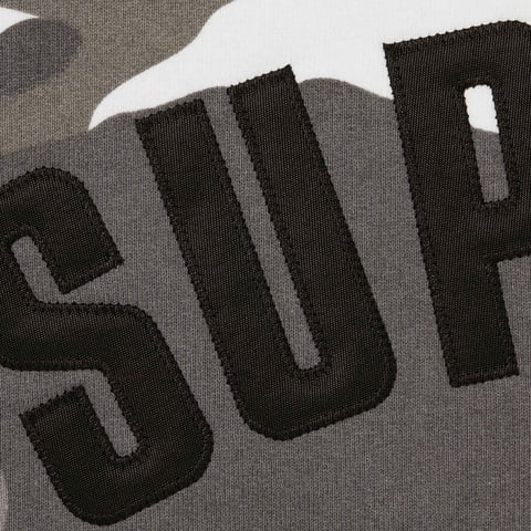 Supreme Arc Thermal Lined Zip Up Hooded Sweatshirt - Snow Camo