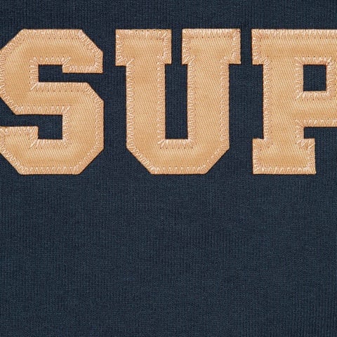 Collegiate Appliqué Zip Up Hooded Sweatshirt - Supreme