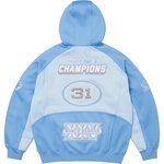 Supreme Football Zip Up Hooded Sweatshirt (FW25) - Light Blue