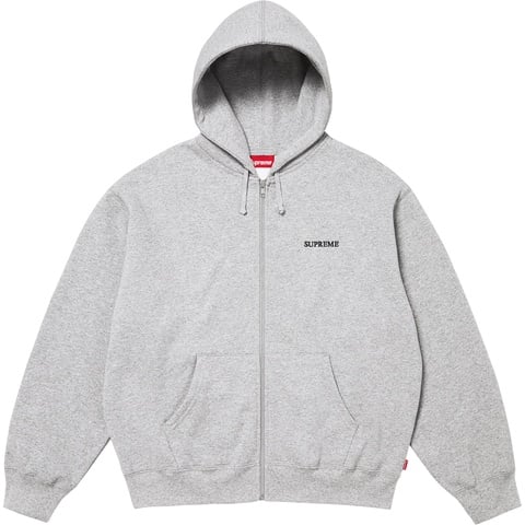 IDGAF Zip Up Hooded Sweatshirt - fall/winter 2025 - Supreme
