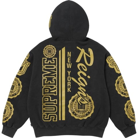 Knowledge Reigns Zip Up Hooded Sweatshirt - Supreme