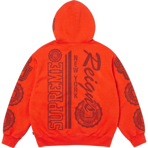 Knowledge Reigns Zip Up Hooded Sweatshirt - Supreme