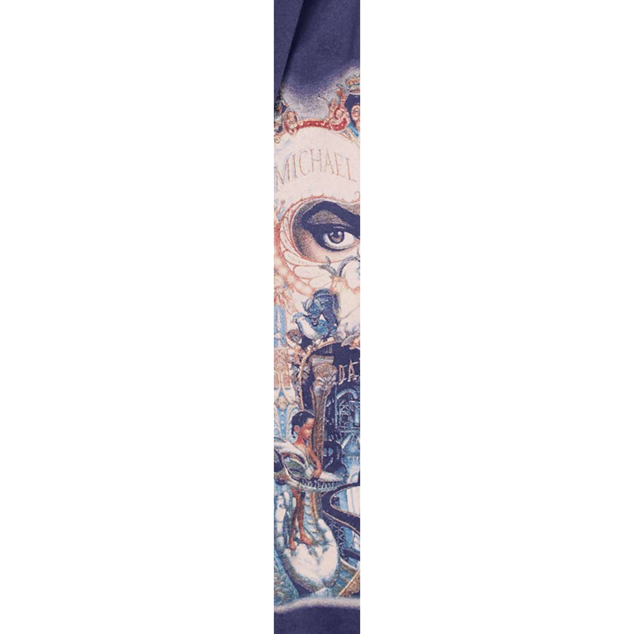 Supreme Michael Jackson Dangerous Zip Up Hooded Sweatshirt (FW25) - Washed Navy - $238