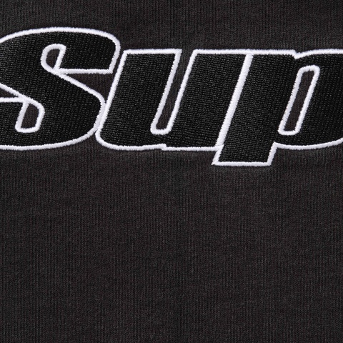 Supreme Overlock Hooded Sweatshirt - Black