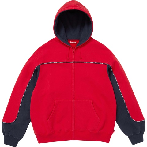 Piping Zip Up Hooded Sweatshirt - fall/winter 2025 - Supreme Piping Zip Up Hooded Sweatshirt - fall/winter 2025 - Supreme