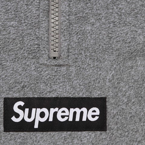Supreme Polartec® Face Mask Half Zip Hooded Sweatshirt - Grey