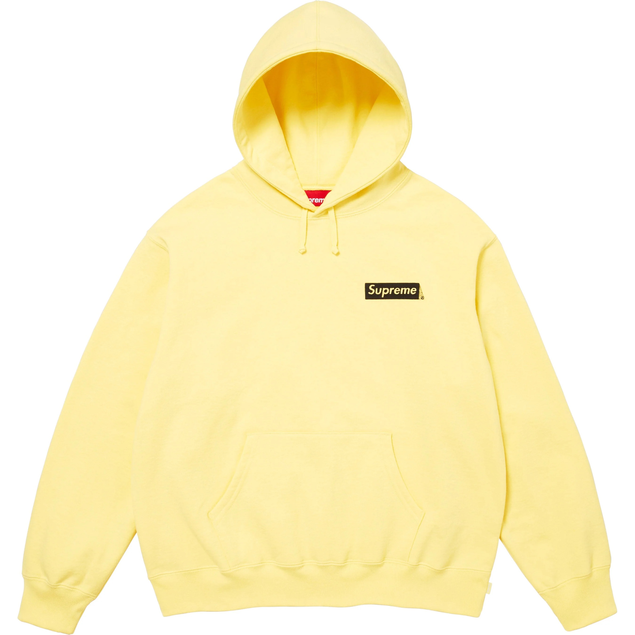 Supreme President Hooded Sweatshirt (FW25) - Light Yellow - $158