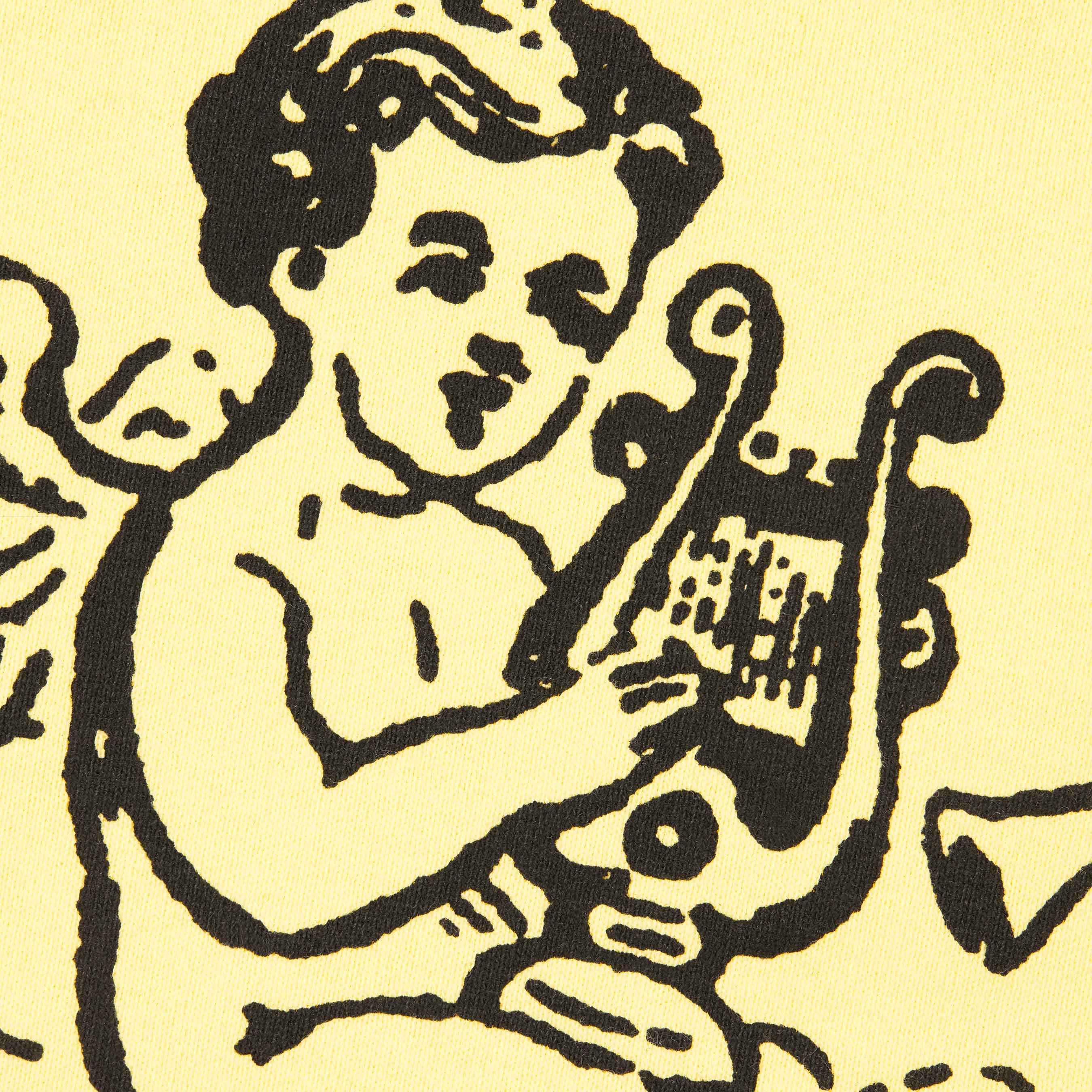 Supreme President Hooded Sweatshirt (FW25) - Light Yellow - $158