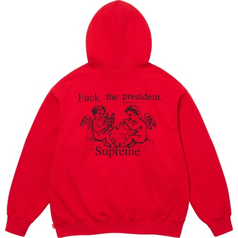 Supreme President Hooded Sweatshirt - Red