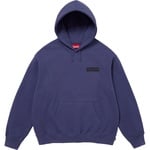 Supreme President Hooded Sweatshirt (FW25) - Washed Navy