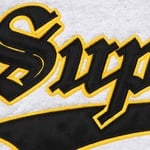 Supreme Quilted Zip Up Hooded Sweatshirt (FW25) - Ash Grey