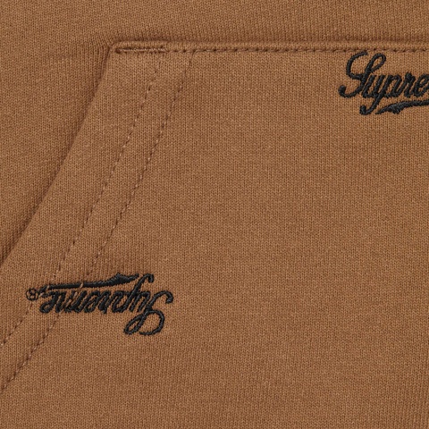 Repeat Script Zip Up Hooded Sweatshirt - Supreme