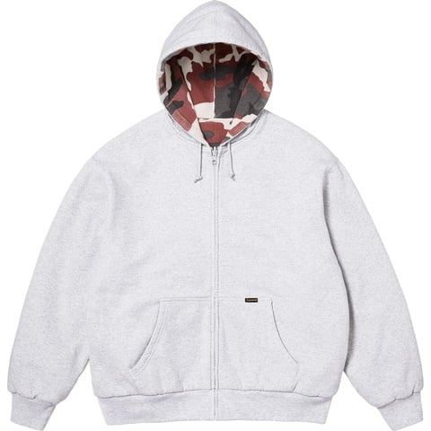 Reversible Work Zip Up Hooded Sweatshirt - Supreme