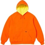 Supreme Reversible Work Zip Up Hooded Sweatshirt (FW25) - Bright Orange