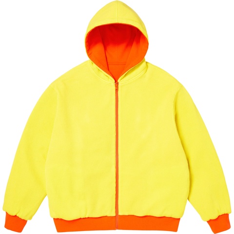 Reversible Work Zip Up Hooded Sweatshirt - Supreme