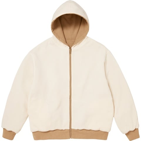 Reversible Work Zip Up Hooded Sweatshirt - Supreme