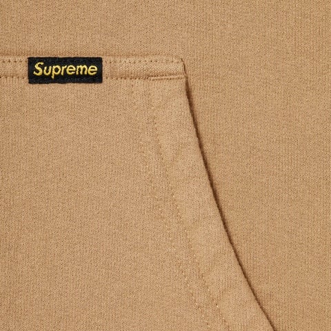 Supreme Reversible Work Zip Up Hooded Sweatshirt - Light Tan