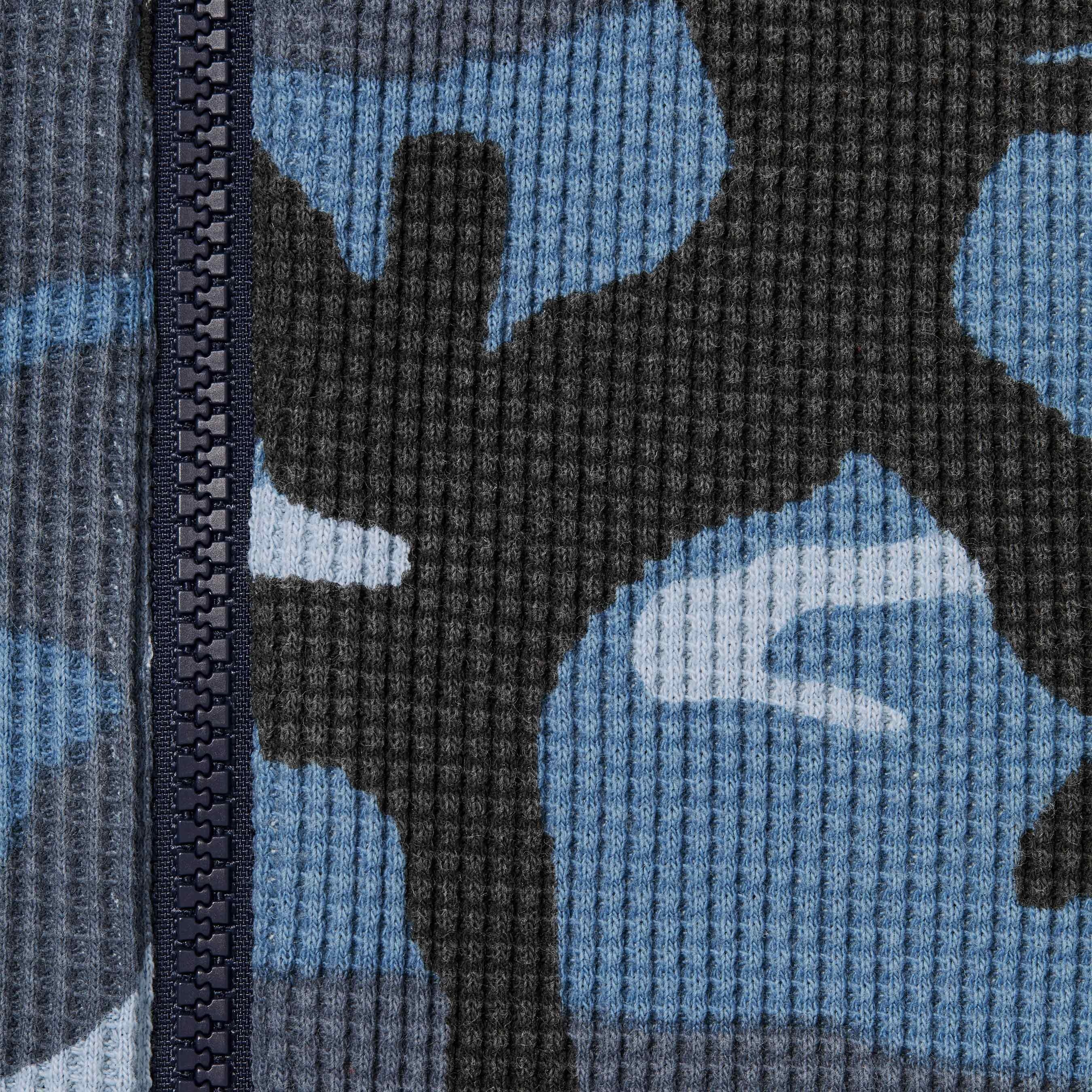 Supreme Reversible Work Zip Up Hooded Sweatshirt (FW25) - Navy - $168