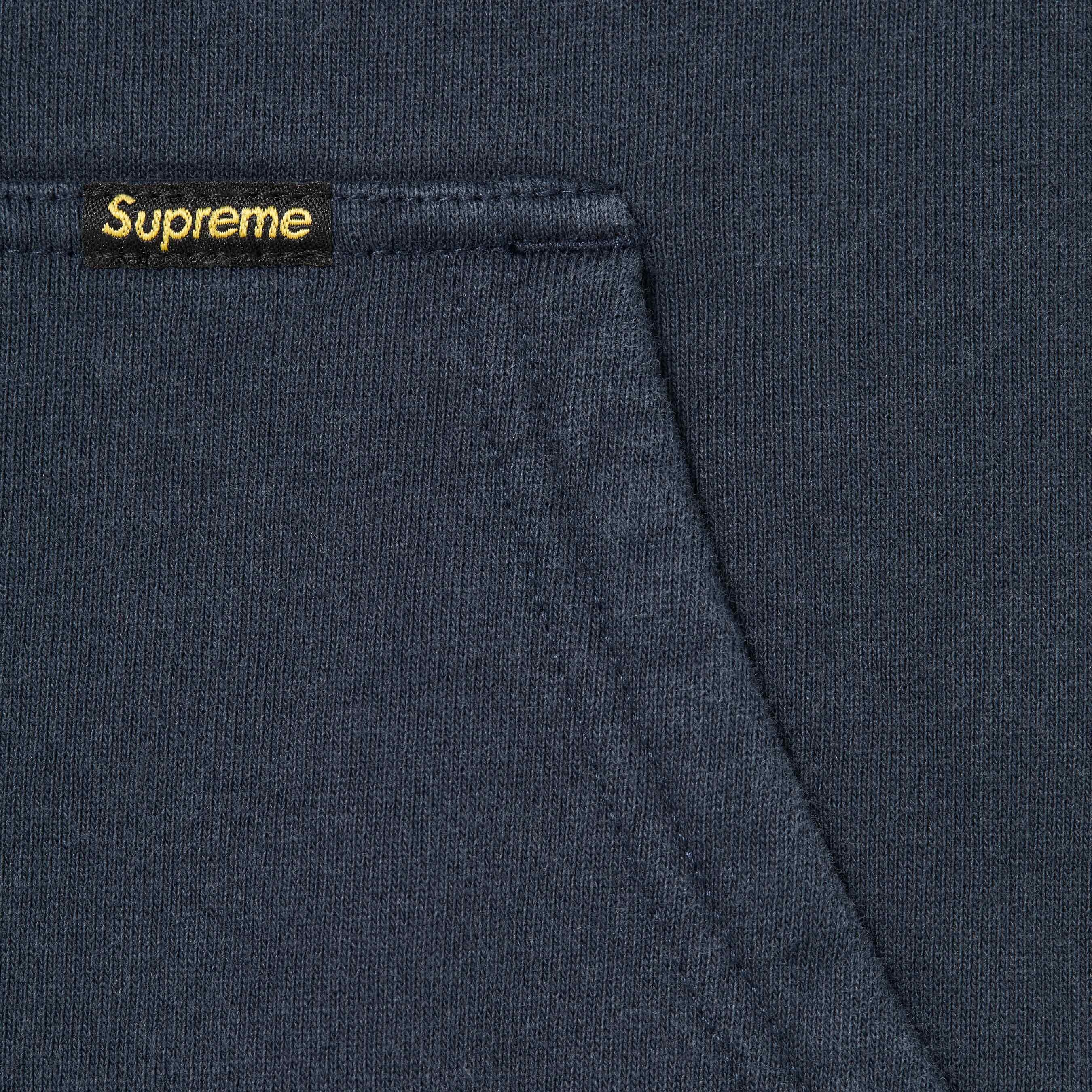 Supreme Reversible Work Zip Up Hooded Sweatshirt (FW25) - Navy - $168