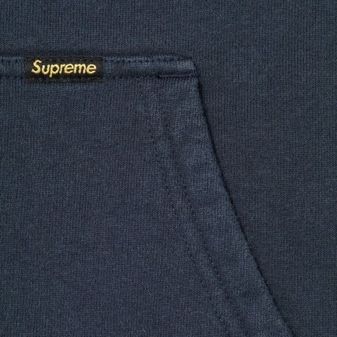 Supreme Reversible Work Zip Up Hooded Sweatshirt - Navy
