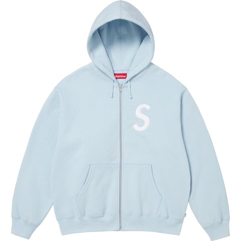 S Logo Zip Up Hooded Sweatshirt - SupremeCommunity