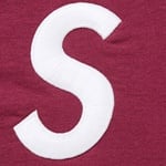 Supreme S Logo Zip Up Hooded Sweatshirt (FW25) - Raspberry