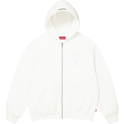S Logo Zip Up Hooded Sweatshirt - SupremeCommunity