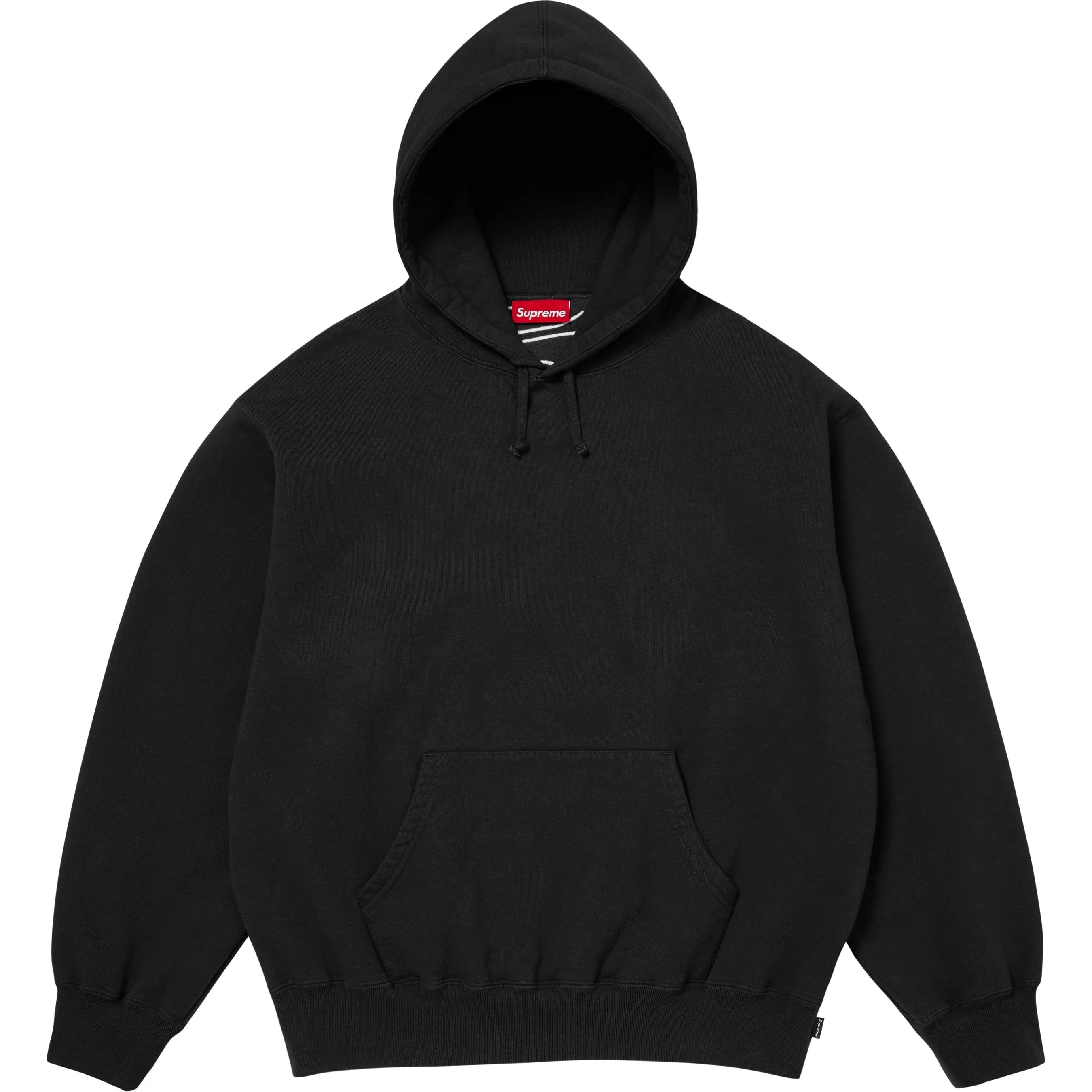 Supreme Satin Applique Hooded ブラックサイズXL Supreme Satin Appliqué Hooded Sweatshirt (FW25) - $158