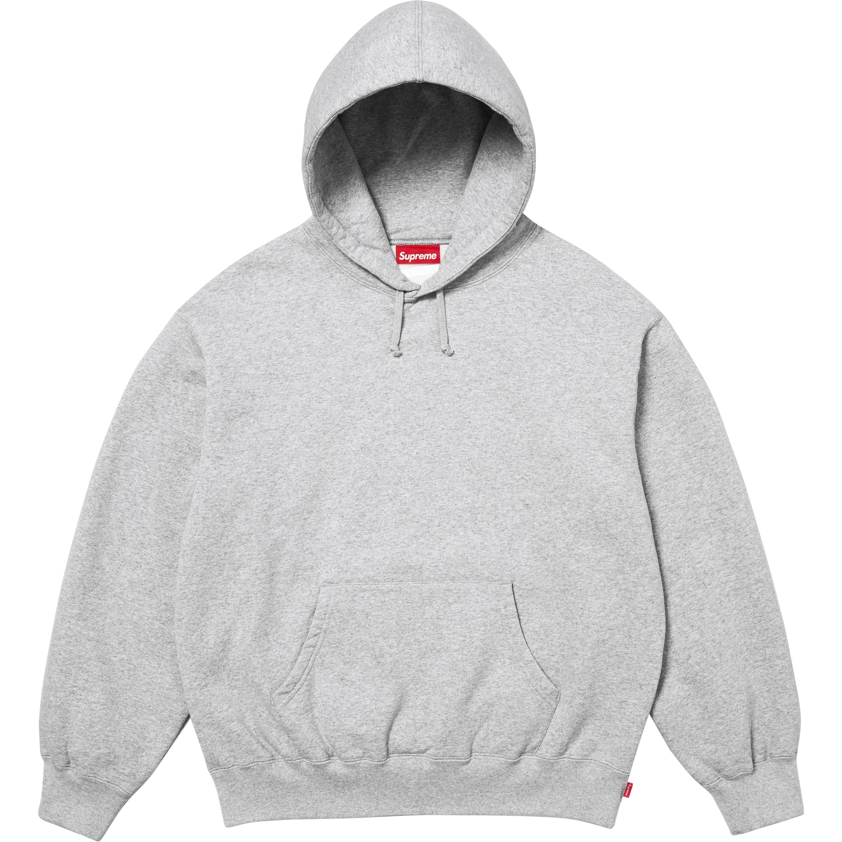 Supreme Satin Appliqué Hooded Sweatshirt (FW25) - $158