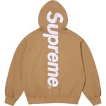 Supreme Satin Appliqué Hooded Sweatshirt (FW25) - Light Tan