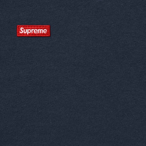 Supreme Small Box Hooded Sweatshirt - Navy