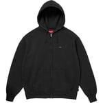 Supreme Small Box Zip Up Hooded Sweatshirt (FW25) - Black