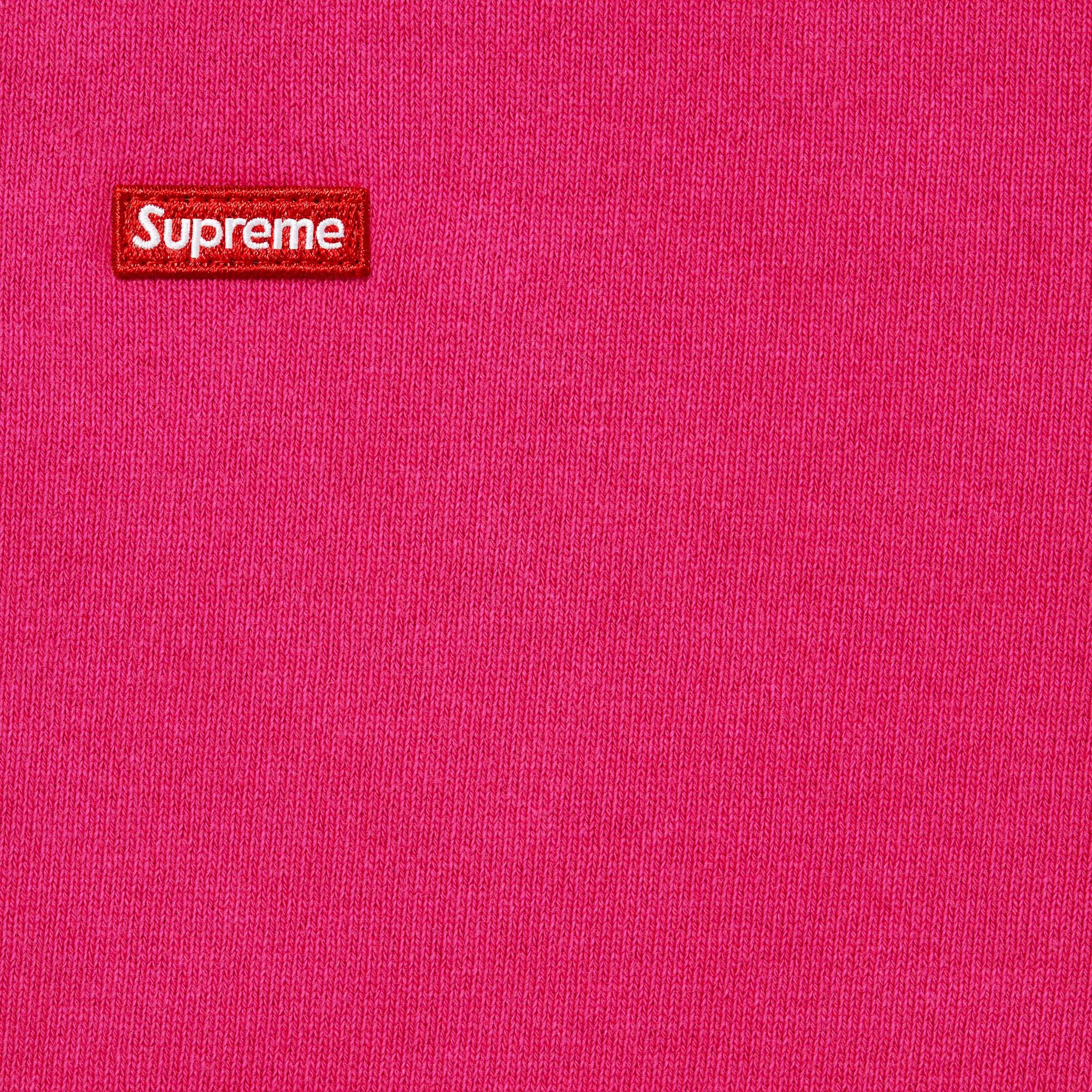 Supreme Small Box Zip Up Hooded Sweatshirt (FW25) - Fuchsia - $168