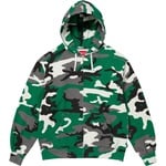 Supreme Small Box Zip Up Hooded Sweatshirt (FW25) - Green Camo
