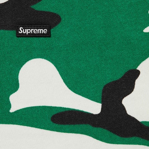 Supreme Small Box Zip Up Hooded Sweatshirt - Green Camo