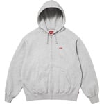 Supreme Small Box Zip Up Hooded Sweatshirt (FW25) - Heather Grey