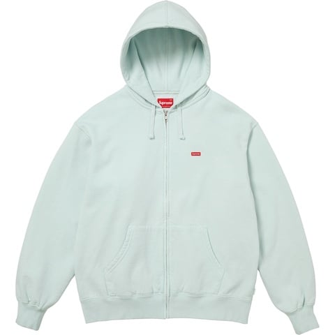 Small Box Zip Up Hooded Sweatshirt - SupremeCommunity