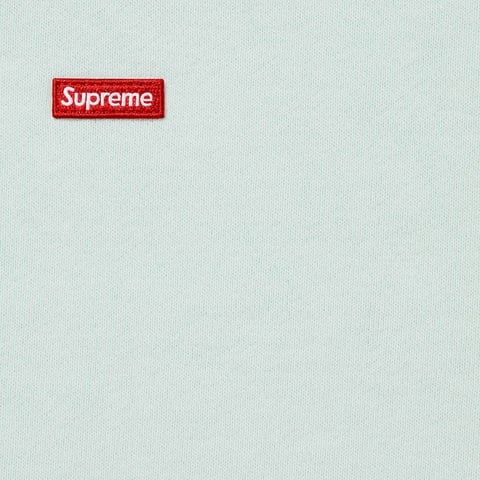 Supreme Small Box Zip Up Hooded Sweatshirt - Pale Blue