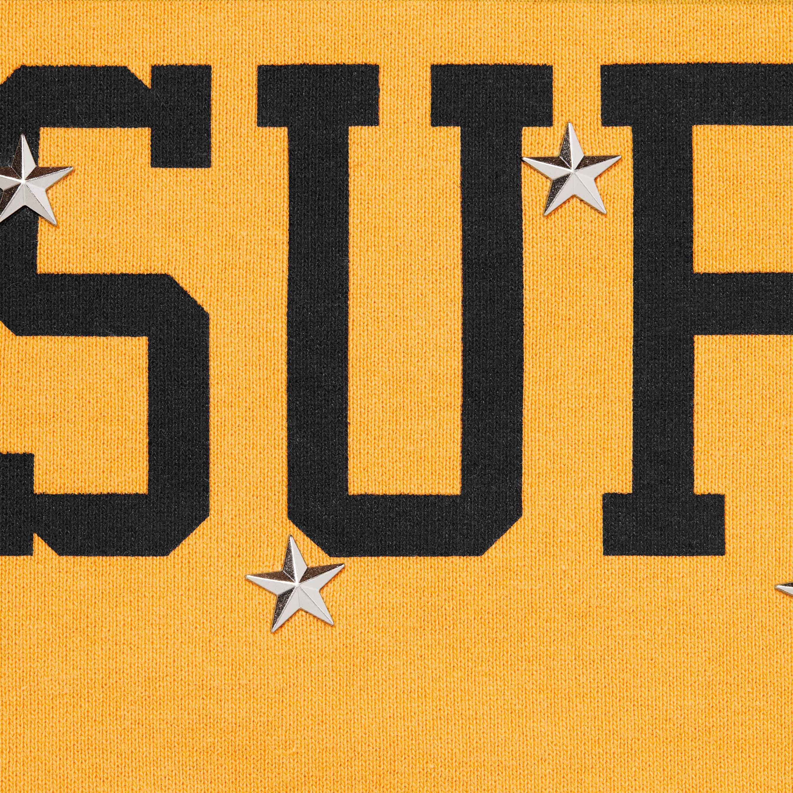 Supreme Stars Studded Hooded Sweatshirt (FW25) - Dusty Gold - $238