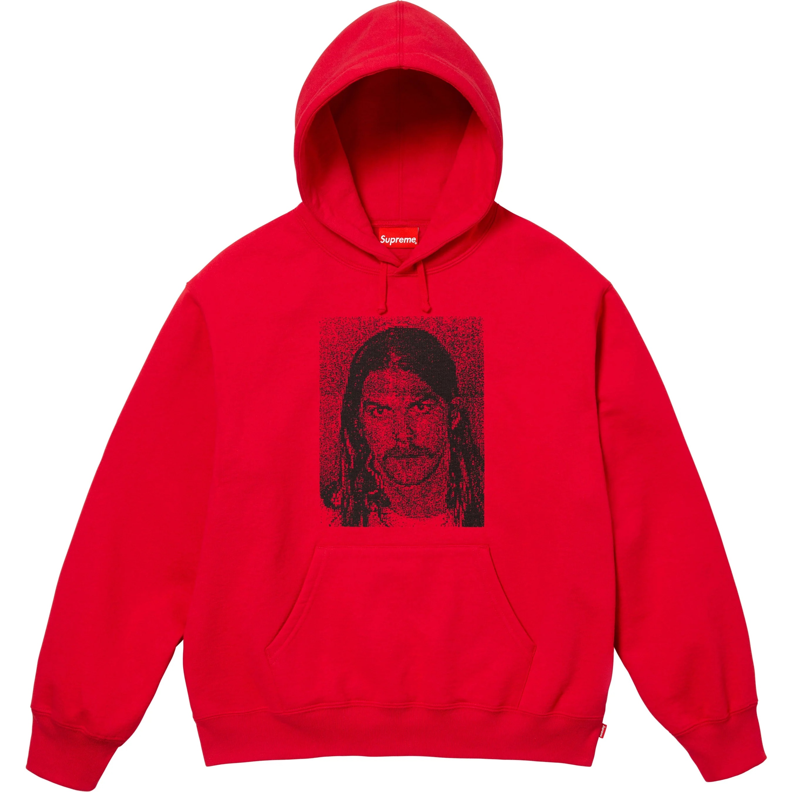 Supreme Supreme Dash Snow Hooded Sweatshirt (FW25) - Red - $198