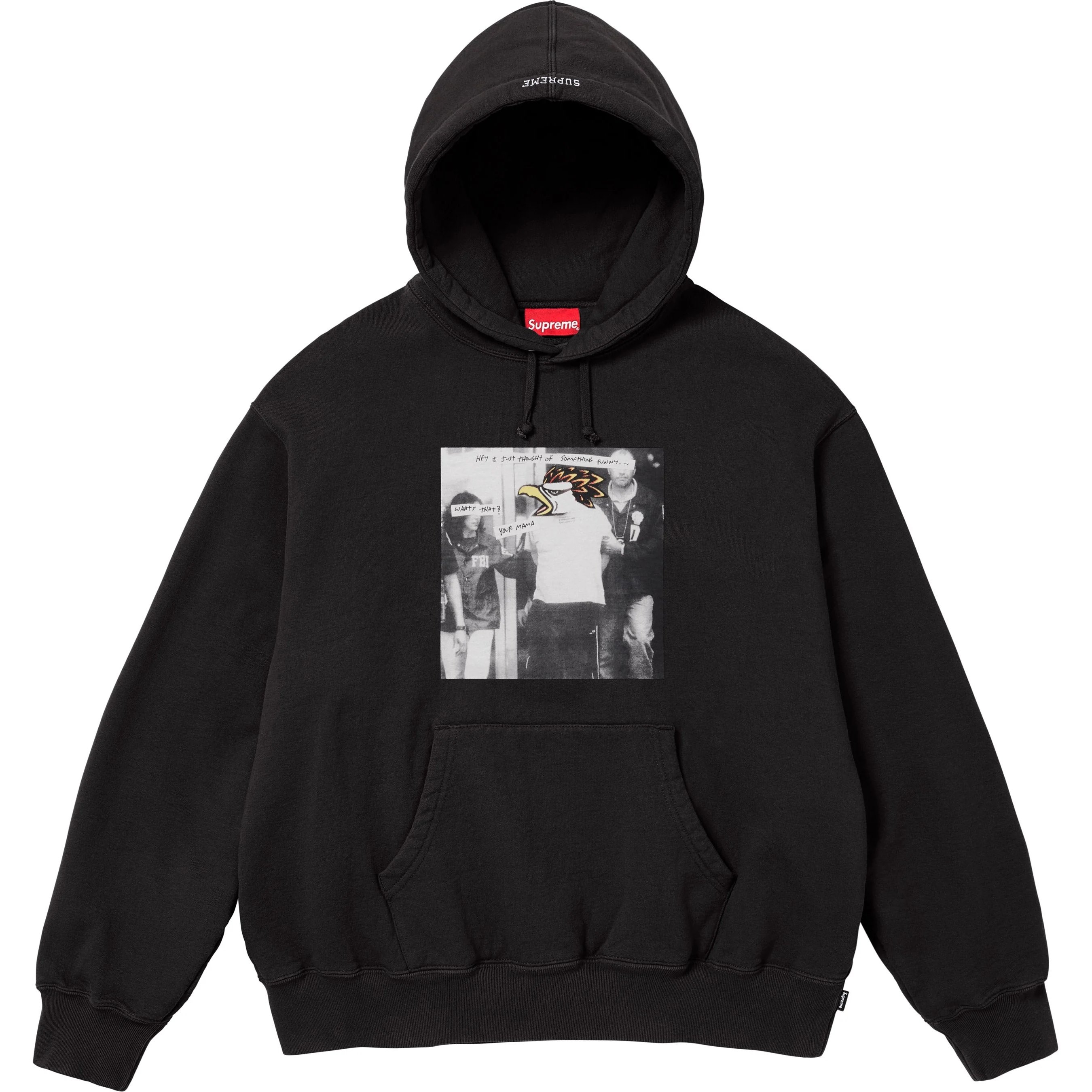 Supreme Supreme ANTIHERO Hooded Sweatshirt (FW25) - Black - $178