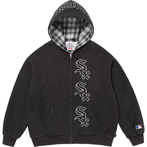Supreme®/Chicago White Sox™ Zip Up Hooded Sweatshirt - Supreme