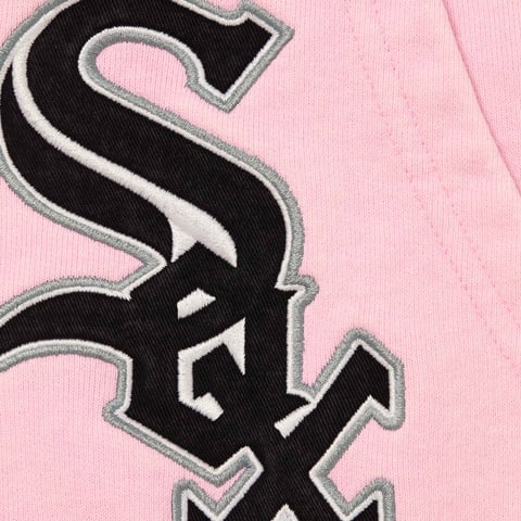 Supreme Supreme®/Chicago White Sox™ Zip Up Hooded Sweatshirt - Light Pink