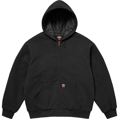 Supreme®/Dickies® Quilted Lined Zip Up Hooded Sweatshirt - Supreme