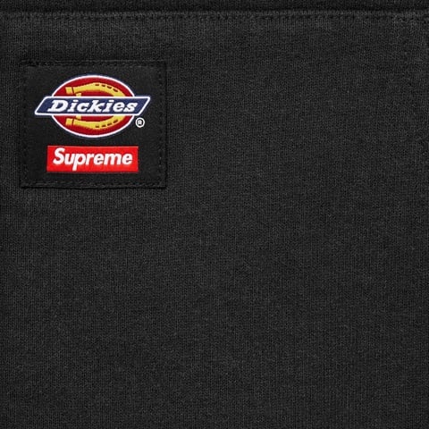 Supreme Supreme®/Dickies® Quilted Lined Zip Up Hooded Sweatshirt - Black