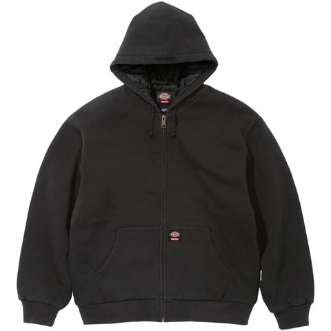 Supreme®/Dickies® Quilted Lined Zip Up Hooded Sweatshirt - Supreme