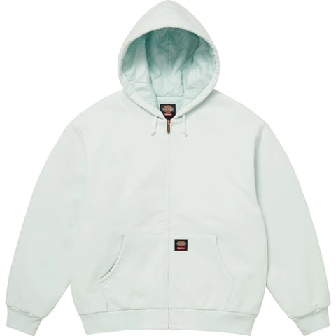 Supreme®/Dickies® Quilted Lined Zip Up Hooded Sweatshirt - Supreme